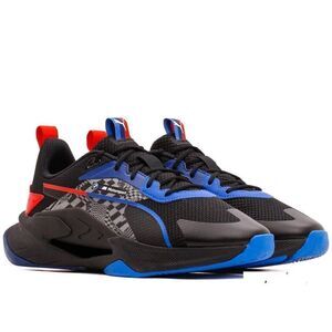 Puma BMW Motorsports LGND Renegade Black Cobalt Red 307501-01 Size 9 NIB